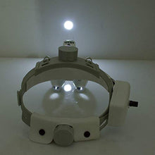 Load image into Gallery viewer, Enshey Dental Binocular Loupes Glasses Head Band Magnifier with LED Light 3.5X-420 Optical