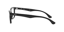 Load image into Gallery viewer, Ray-Ban Unisex-Adult RX5279 Prescription Eyeglass Frames, Shiny Black/Demo Lens, 55 mm