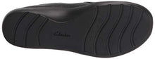 Load image into Gallery viewer, Clarks womens Cora Giny Loafer Flat, Black Tumbled/Smooth Leather, 9 US