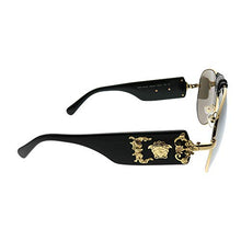 Load image into Gallery viewer, Versace Mens Sunglasses Gold/Brown Metal - Non-Polarized - 62mm