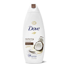 Load image into Gallery viewer, Dove Purely Pampering Body Wash for Dry Skin Coconut Butter and Cocoa Butter Effectively Washes Away Bacteria While Nourishing Your Skin 22 oz, 4 count