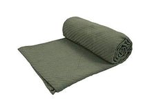 Load image into Gallery viewer, DG Collections Cotton Breathable Thermal Blanket - King (108x90 in) Green, Snuggle in These Super Soft Cozy Cotton Blankets - Perfect for Layering Any Bed - Provides Comfort and Warmth for Years