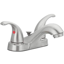 Load image into Gallery viewer, Aqua Vista 15-B42WP-BN-AV Two Handle Bathroom Sink Faucet, Brushed Nickel