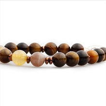 Load image into Gallery viewer, Handmade Bracelets - Citrine, Tigers Eye, Sun Stone Bead Bracelet Men and Women Jewelry - Gemstone and Healing Crystal Bracelet for Bliss