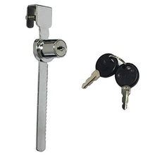Load image into Gallery viewer, WOOCH Sliding Glass Door Ratchet Lock with Chrome Finish, Keyed Alike Showcase Display - 2 Pack