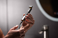 Load image into Gallery viewer, MicroTouch SOLO Titanium, Rechargeable Beard & Body Razor that Trims, Edges, Shaves, and Grooms