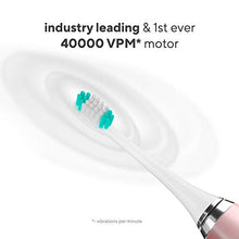 Load image into Gallery viewer, AquaSonic VIBE Series Ultra Whitening Pink Electric Toothbrush - 8 DuPont Brush Heads & Travel Case Included - Sonic 40,000 VPM Motor & Wireless Charging - 4 Modes w Smart Timer - Satin Rose Gold