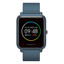 Load image into Gallery viewer, Amazfit Bip S Lite Smart Watch Fitness Tracker for Men, 30 Days Battery Life, 1.28”Always-on Display, 14 Sports Modes, Heart Rate & Sleep Monitor, 5 ATM Waterproof, for Android Phone iPhone(Blue)