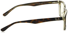 Load image into Gallery viewer, Ray-Ban Unisex-Adult RX5228 Prescription Eyeglass Frames, Top Black, Dark Brown & Yellow/Demo Lens, 55 mm