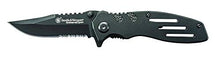 Load image into Gallery viewer, Smith & Wesson Extreme Ops SWA24S 7.1in S.S. Folding Knife with 3.1in Serrated Clip Point Blade and Aluminum Handle for Outdoor, Tactical, Survival and EDC