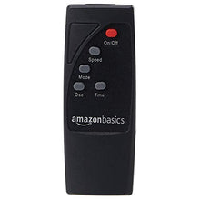 Load image into Gallery viewer, Amazon Basics Oscillating Dual Blade Standing Pedestal Fan with Remote - 16-Inch, Black