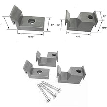 Load image into Gallery viewer, Gordon Glass Gray Jamb Guide and Bumpers for Sliding Shower Doors - Kit