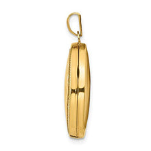 Load image into Gallery viewer, 14k Yellow Gold Oval Photo Pendant Charm Locket Chain Necklace That Holds Pictures Fine Jewelry For Women Gifts For Her