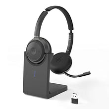Load image into Gallery viewer, Avantree Alto 8060 Bluetooth Headset with Smart Noise Canceling Microphone for Clean & Clear Calls even at noisy places. Sidetone Support, Wireless USB Adapter for Easy Connection with Computer Laptop
