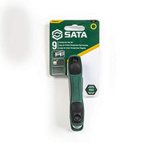 Load image into Gallery viewer, SATA 9-Piece SAE Folding Hex Key Set with Alloy Steel Construction and Ergonomic Dual Material Comfort Grip - ST09122SJ
