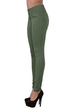 Load image into Gallery viewer, Women's Butt Lift V3 Super Comfy Stretch Denim Jeans P45066SK Olive 3