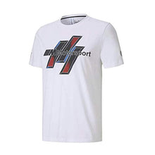Load image into Gallery viewer, Formula 1 BMW Motorsport Men's Life Graphic Tee, Puma White, XL