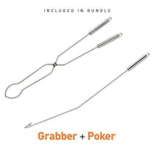 Load image into Gallery viewer, Solo Stove Yukon 27" Accessory Only Bundle Includes Yukon Shield, Yukon Shelter, Fire Pit Roasting Sticks and Fire Pit Tools Great Fire Pit Accessory Bundle