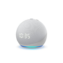Load image into Gallery viewer, Echo Dot (4th Gen) | Smart speaker with clock and Alexa | Glacier White