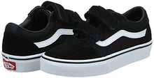 Load image into Gallery viewer, Vans Women's WM Ward Sneaker, Black Suede Canvas Black White Iju, 6