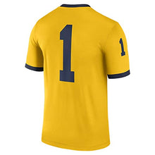 Load image into Gallery viewer, Nike Big Kids Michigan Wolverines Alternate Youth Game Jersey (Size: Medium) Maize Blue