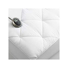 Load image into Gallery viewer, Sunbeam Premium Luxury Quilted Electric Heated Mattress Pad Twin Size Auto Shut Off 20 Heat Settings