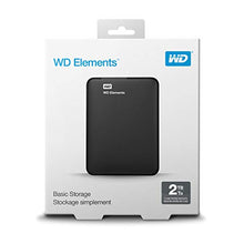 Load image into Gallery viewer, WD 2TB Elements Portable External Hard Drive HDD, USB 3.0, Compatible with PC, Mac, PS4 & Xbox - WDBU6Y0020BBK-WESN