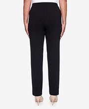 Load image into Gallery viewer, Alfred Dunner Plus Size Women's Sateen Short Length Pant, Black, 18W