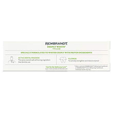 Load image into Gallery viewer, Rembrandt Deeply White + Peroxide Whitening Toothpaste, Peppermint Flavor, 3.5-Ounce (2 Pack) (Packaging may Vary)