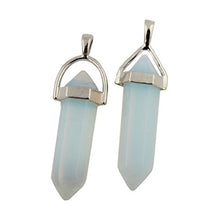 Load image into Gallery viewer, Mutilcolor 14pcs Bullet Shape Healing Pointed Chakra Pendants Quartz Crystal Stone Charm Randow Color for Necklace Making