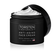 Load image into Gallery viewer, Men’s Anti Aging Face Cream & Moisturizer - Day & Night - Anti Wrinkle Lotion - Organic & Natural Skin Care for Younger Looking Skin - Hydrates & Revitalizes - Scented, 2 oz