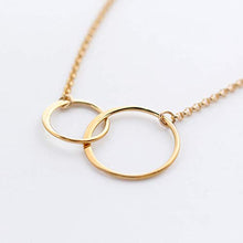 Load image into Gallery viewer, Thinking of You Gifts for Women • 14k Gold • Tribe Friendship Necklace • Best Friend Gifts • You are My Person Necklace • Long Distance Gift for Best Friends • Find Your Tribe, Love Them Fiercely