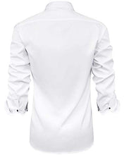 Load image into Gallery viewer, J.Ver Men's Casual Long Sleeve Stretch Dress Shirt Wrinkle-Free Regular Fit Button Down Shirts