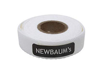 Load image into Gallery viewer, Newbaum’s Cloth Bike Handlebar Tape (White), 10 ft Roll Bike Bar Grip Tape (0.75” Wide), Cotton Bar Tape Road Bike, Adhesive Back Bike Tape for Handlebars – White Grip Tape (22 Colors)