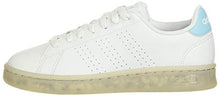 Load image into Gallery viewer, adidas Women's Advantage Eco Sneaker, White/White/Hazy Sky, 8