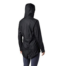 Load image into Gallery viewer, Columbia Women's Sustina Springs Long Lined Windbreaker, Black, Medium