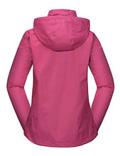 Load image into Gallery viewer, Little Donkey Andy Women¡¯s Waterproof Rain Jacket Lightweight Outdoor Windbreaker Rain Coat Shell for Hiking, Travel Rose S