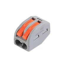 Load image into Gallery viewer, NC Lever Wire Nuts,Idong 50pcs Compact Splicing Connectors, 212 Quick Connection Terminal Electrical Connectors (50PCS, 2 Port)