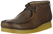 Load image into Gallery viewer, Clarks Men's Stinson Hi Chukka Boot,Brown Oily Leather,10.5 M US