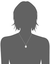 Load image into Gallery viewer, Sterling Silver Oval Hand-Engraved Locket Necklace, 18"