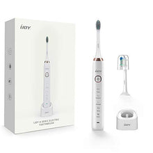 Load image into Gallery viewer, Sonic Electric Toothbrush with 2 Brush Heads, Rechargeable Waterproof Toothbrushes for Adults and Kids, 5 Modes with 2 Mins Smart Timer, One Time Charge 30 Days Use, 31,000 VPM, Dentists Recommend