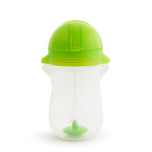 Load image into Gallery viewer, Munchkin Any Angle Click Lock Weighted Straw Cup, Blue/Green, 10oz, 2pk