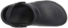 Load image into Gallery viewer, Crocs Unisex Bistro Work Clog, Black, 9 US Men / 11 US Women