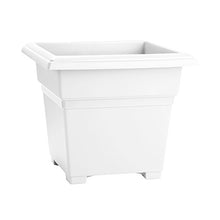 Load image into Gallery viewer, Novelty 26182 Countryside Square, White, 18-Inch Tub Planter