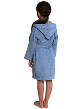 Load image into Gallery viewer, TowelSelections Big Girls’ Beach Cover-up, Kids Hooded Cotton Terry Pool Cover-up Size 12 Blue