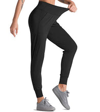 Load image into Gallery viewer, Dragon Fit Joggers for Women with Pockets,High Waist Workout Yoga Tapered Sweatpants Women's Lounge Pants (Medium, Joggers78-Vintage Purple)