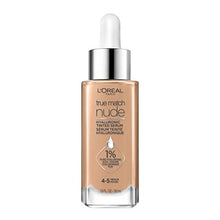 Load image into Gallery viewer, L'Oreal Paris True Match Nude Hyaluronic Tinted Serum Foundation with 1% Hyaluronic acid, Medium 4-5, 1 fl. oz.