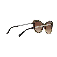 Load image into Gallery viewer, Versace VE4348 Sunglasses 517713-57 - Black/Havana Frame, Brown Gradient VE4348-517713-57