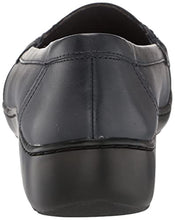 Load image into Gallery viewer, Clarks Women's Cora Viola Loafer, Navy Leather, 10 Wide