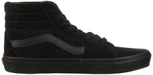 Load image into Gallery viewer, Vans SK8 Hi Unisex Black/White Sneakers Men/Women Shoes (9.5 Men/ 11.0 Women, Black)
